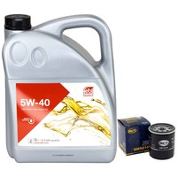 MotoröL Set 5W-40 5 Liter + ÖLfilter Sm 5016 FüR CitroëN Jumper Kasten