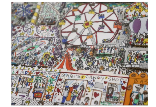 James Rizzi 3D ON THE BOARDWALK 1985 original handsigniert handnummeriert - Bild 15 von 24