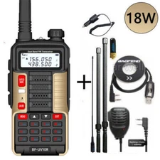 1X BAOFENG UV-10R FM DUAL BAND UHF/VHF 2-WAY RADIO LONG RANGE HAM WALKIE TALKIE