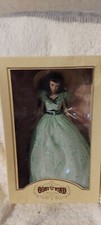 Franklin Mint Heirloom GONE WITH THE WIND "Scarlett O'Hara" Doll Green Dress 18"