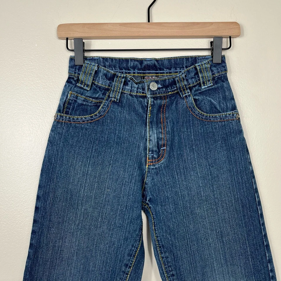 Pantalones de mezclilla de pierna recta Urban Extreme para niños talla 7 Foto 4 de 4