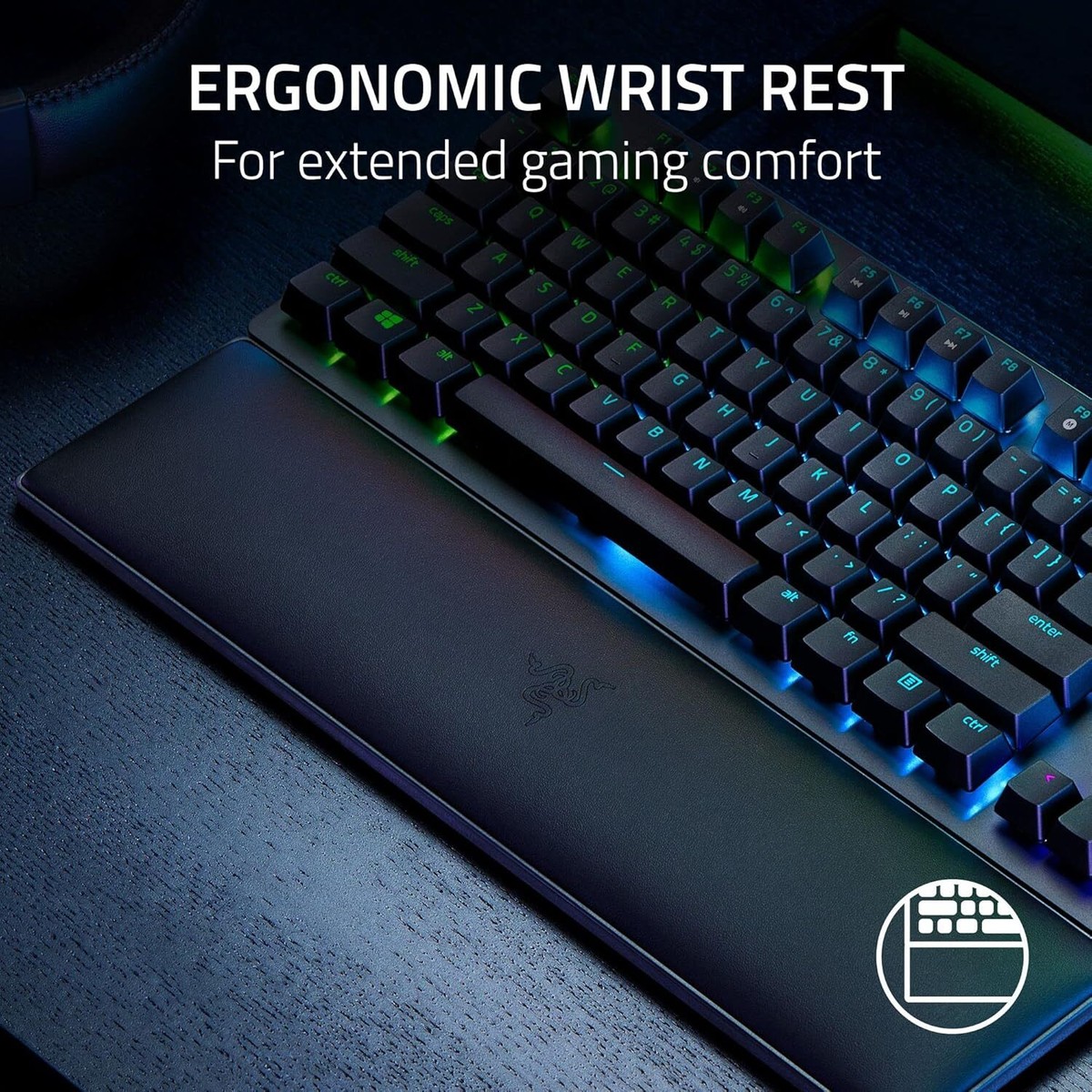 【新品、未使用】Razer Huntsman Tenkeyless Razer Huntsman V2 TKL Gaming Keyboard, Black, Gen-2 Switches