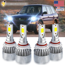 For 1998-2000 2006-2010 Toyota RAV4 LED Headlight Bulbs Kit High Low Beam 6000K