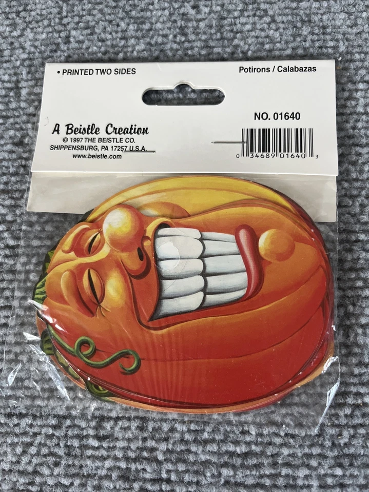 Beistle Mini Wacky Jack O Linterna Halloween 10 piezas Troqueles Recortes Decoración Fiesta Nuevo JOL Foto 2 de 4