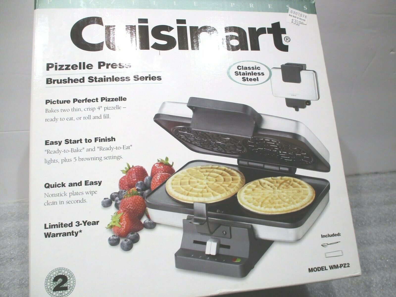 cuisinart pizzelle