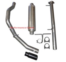3.5 Exhaust Kit Hd Muffler Fits 11-19 Gm Silverado Sierra 2500 3500 6.0 Cc-sb