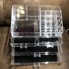 Cosmetic Organizer, Makeup Storage - 2 Small Drawers, 2 Large Drawers