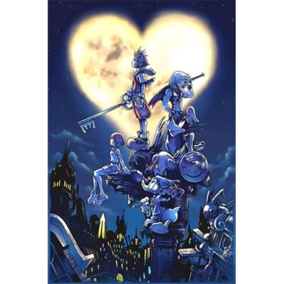 Kingdom Hearts 1 2 3 I II III Sora Poster High Quality 8x10 8.5x11
