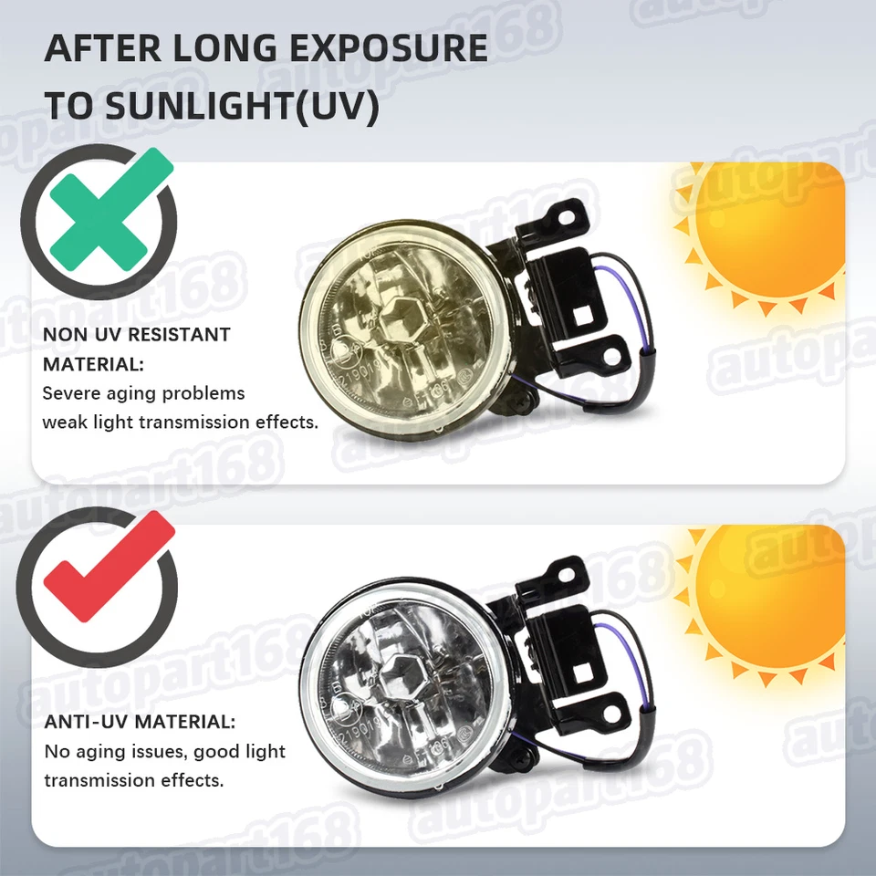 For Mitsubishi Montero Pajero Sport 2000-2006 Left LED Fog Light Lamps - Imagem 3 de 4