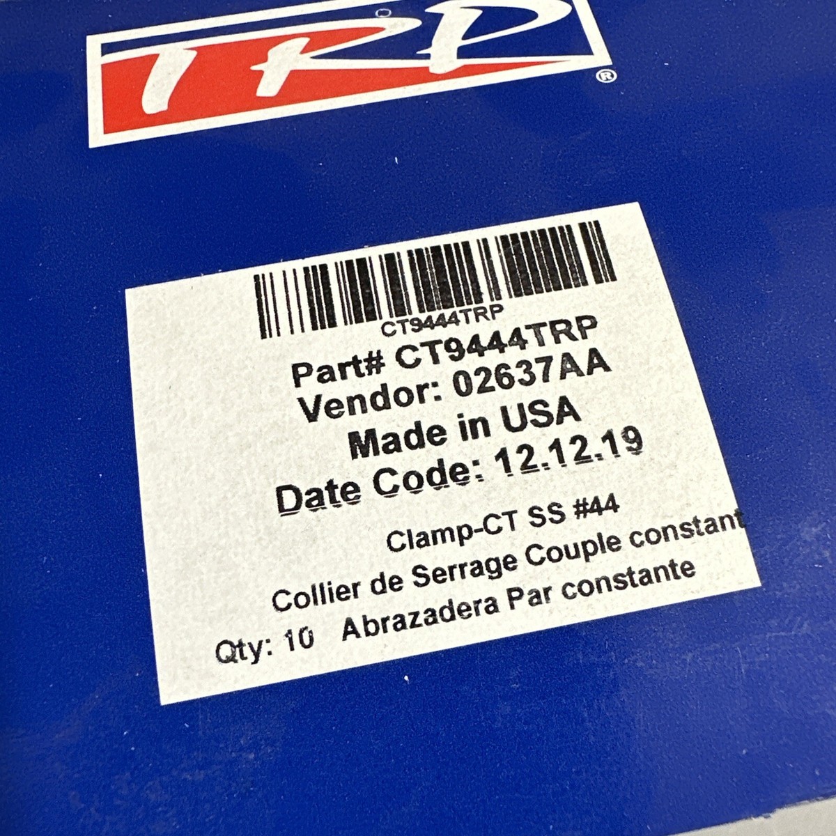 10 Pack Breeze CT-9444 Constant Torque Aero-Seal Clamps - Stainless Steel Liner Clamps 2-5/16" To 3-1/4" Range