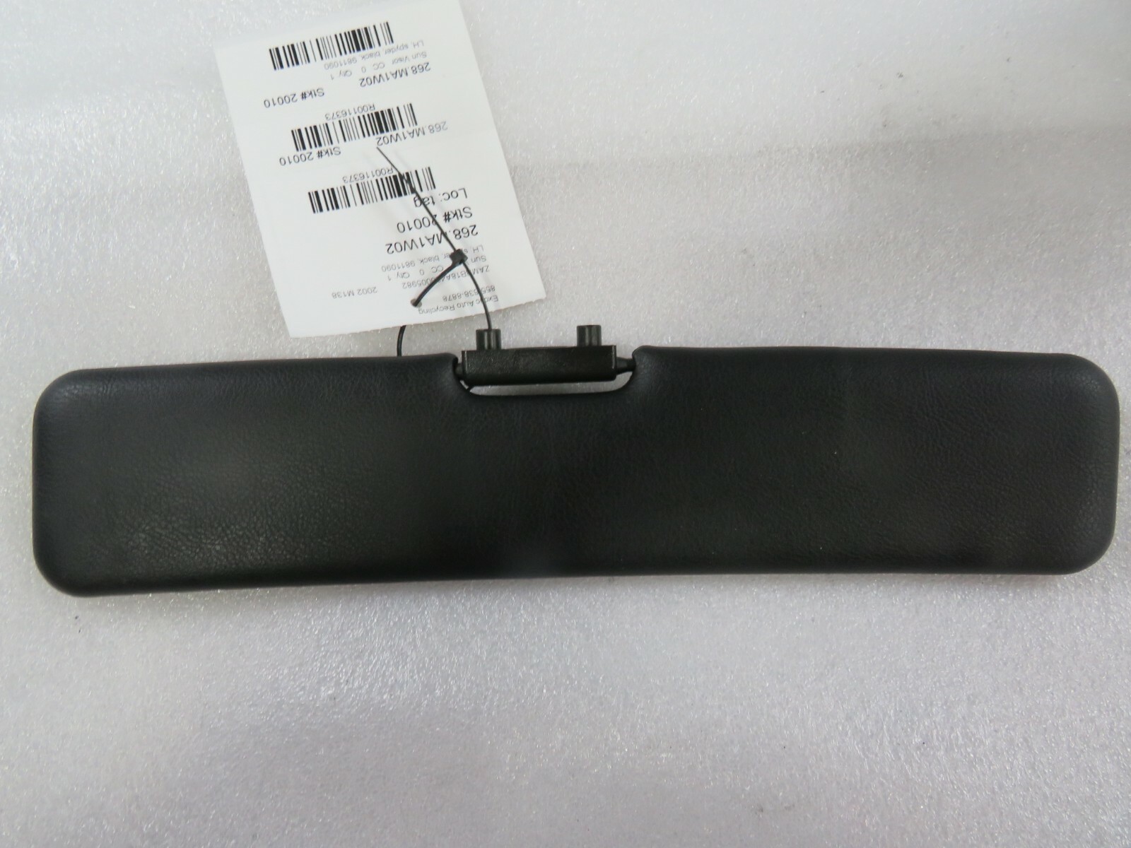 Maserati M138 Spyder, LH, Left Black Sun Visor, Used P/N 981105390