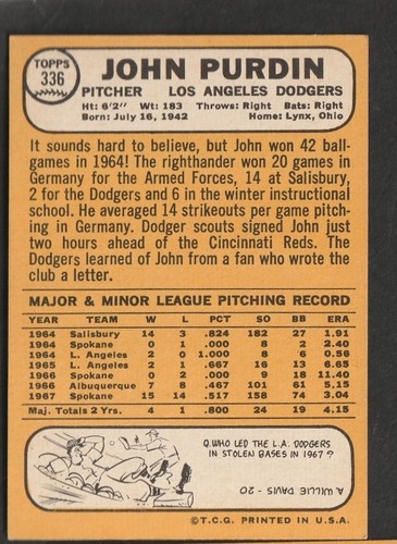 1968 Topps Baseball Cards Scegli una carta a scelta 295-660 EX X-MT 1/25 Set Break - Foto 77 di 490
