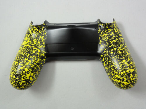 Yellow Textured Non-slip Back Shell For PS4 Controller - New - For current gen - Picture 1 of 4