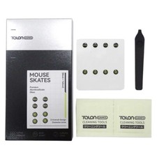 1 Set TALONGAMES DIY Universal Dots Mouse Skates Pad Sticker Glass Mouse Feet