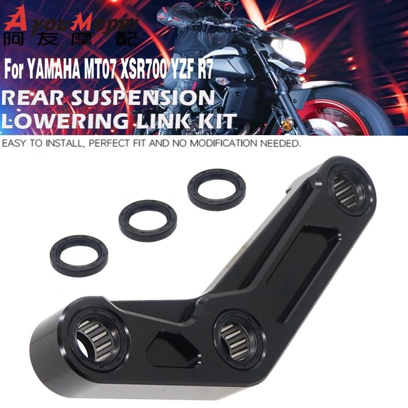For YAMAHA R7 MT-07 XSR700 Billet Lowering Link / Dog Bone MT07 FZ07 FZ-07 - Image 2 of 4