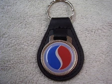 STUDEBAKER  LAZY S     KEY CHAIN   LEATHER FOB  
