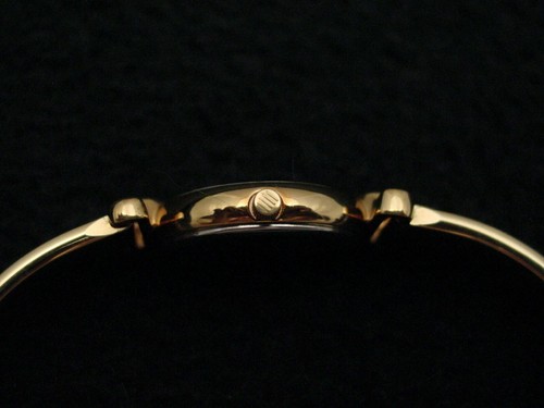 Wristwatch, Lady's, French Michel Herbelin Gold-Plate, Faux Diamonds - Picture 4 of 5