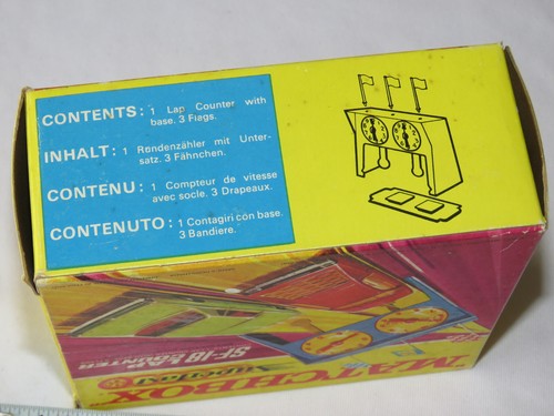 Vintage 1970 Matchbox Lesney SF-18 Lap Counter Superfast New In Box - Mint! - Picture 9 of 15
