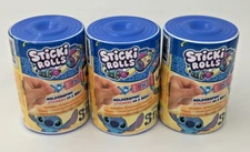 Sticki Rolls Disney Stitch Sticker 3x Three Mystery Capsule Factory sealed