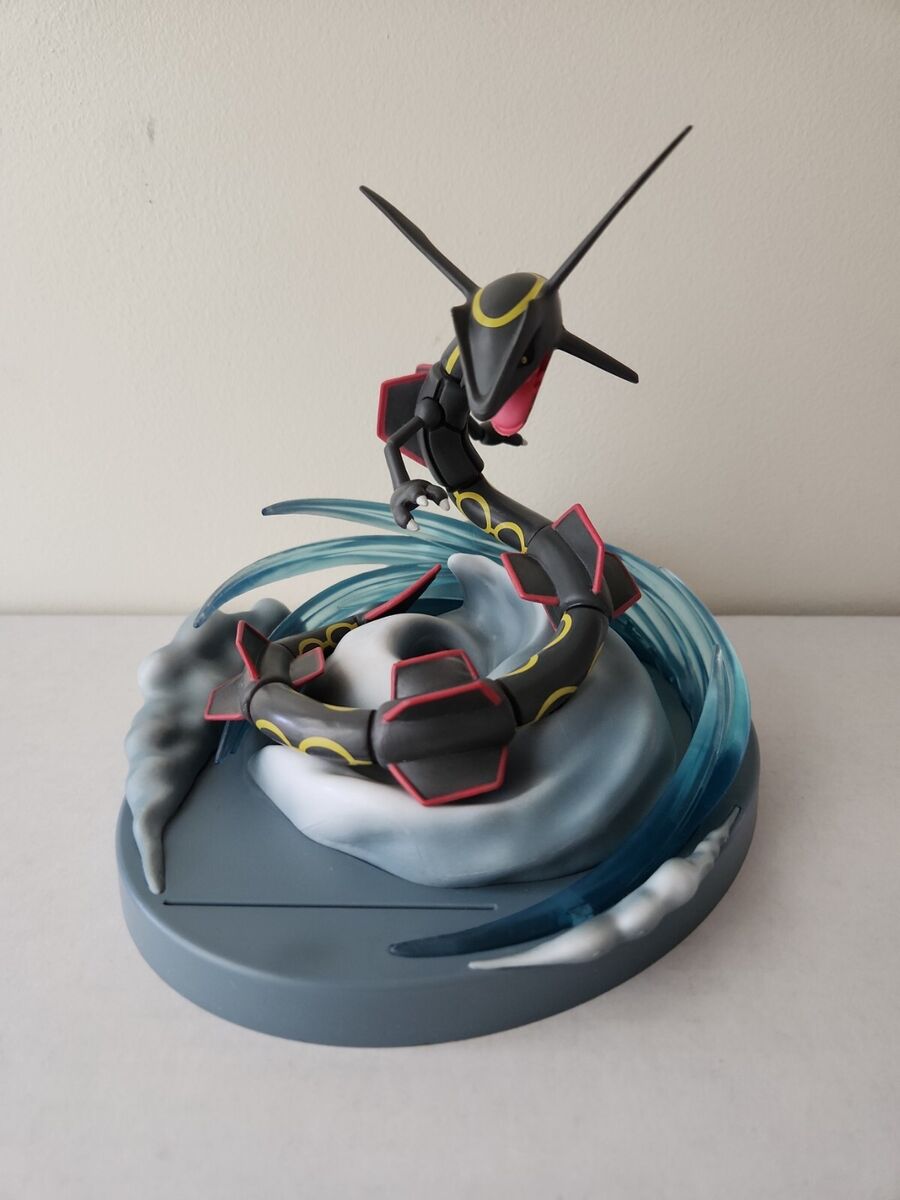 Pokemon Trading Card Game Shiny Rayquaza Card Holder Statue - ToyWiz