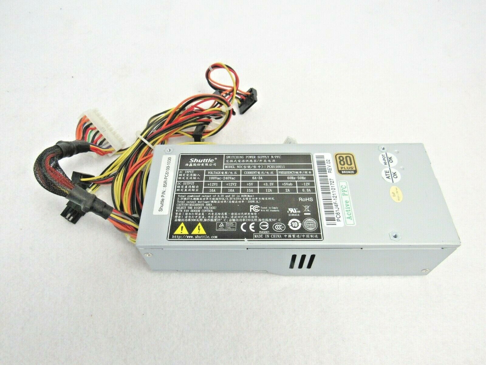 Shuttle PC61I0011 300WSwitching Power Supply  D W