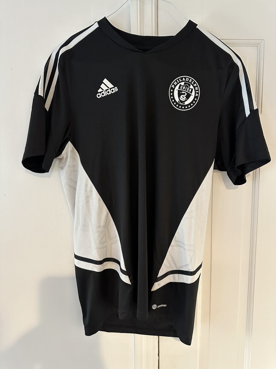 Philadelphia Union MLS Black Aeroready Short Sleeve Men's L - Main Image