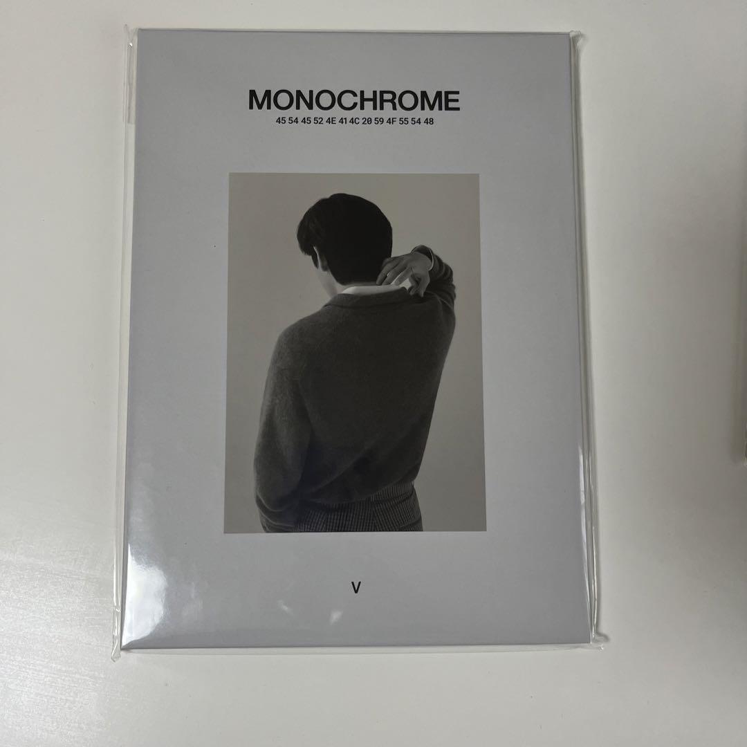 BTS POP-UP MONOCHROME POST CARD BOOK V 