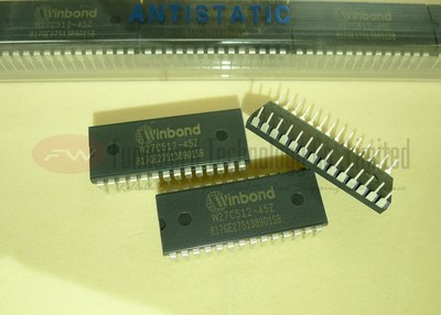 WINBOND W27C512-45Z W27C512 27C512 512Kbit EEPROM DIP28 X 1pc