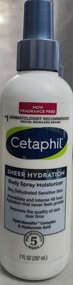 Cetaphil Sheer Hydration Body Moisturizer Spray - 7oz.
