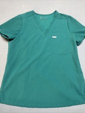 Figs Catarina V Neck Women  s Small Technical Pocket Medical Scrub Work Top