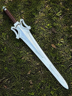 Handmade functional He-Man power sword 1985 movie master of universe steel blade