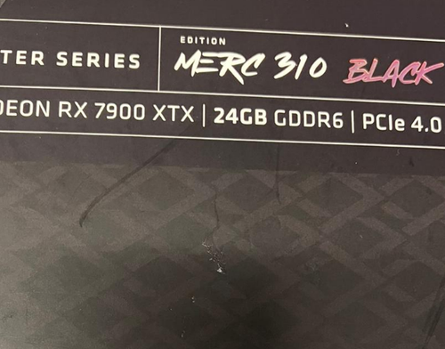 Carte graphique XFX Speedster MERC310 AMD Radeon RX 7900XTX noire 24 Go RX-79XMERCB9 - Photo 5/12