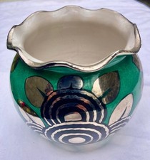 Vase  en céramique Art Deco 1925  signature dans le déco Alfred Renoleau