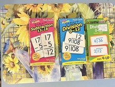 Preowned Math Flash Cards Division And Subtraction Lot