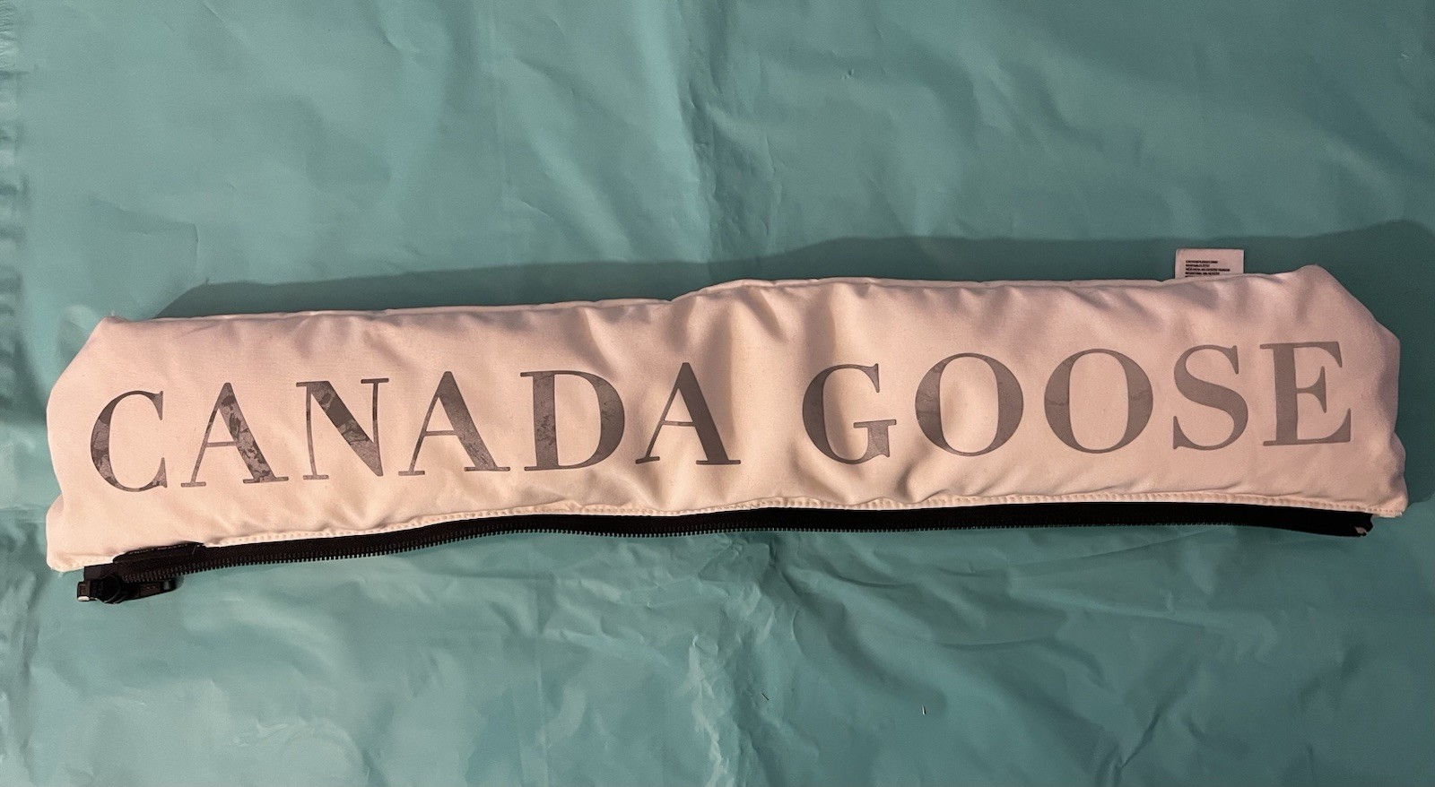 Canada Goose White Reflective Logo Hood Brim - 20" Unisex