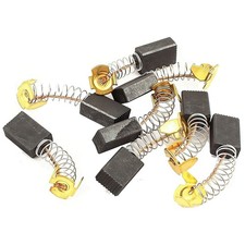 4 Pairs 15x10x6mm Carbon Brushes Motor Power Tool Replacement with Spring
