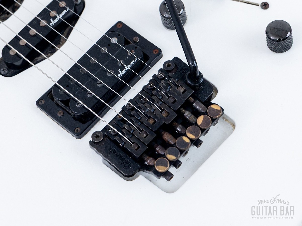 1989 Charvel Jackson DK-085-SSH Snow White w/ Floyd Rose, Japan | eBay