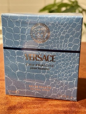 Versace Eau Fraiche Eau De Toilette EDT Spray 1.7 oz / 50 ml Men New Sealed