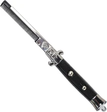 Rhode Island Novelty 9 Inch Stainless Steel Switch-Blade Small, White/Silver 