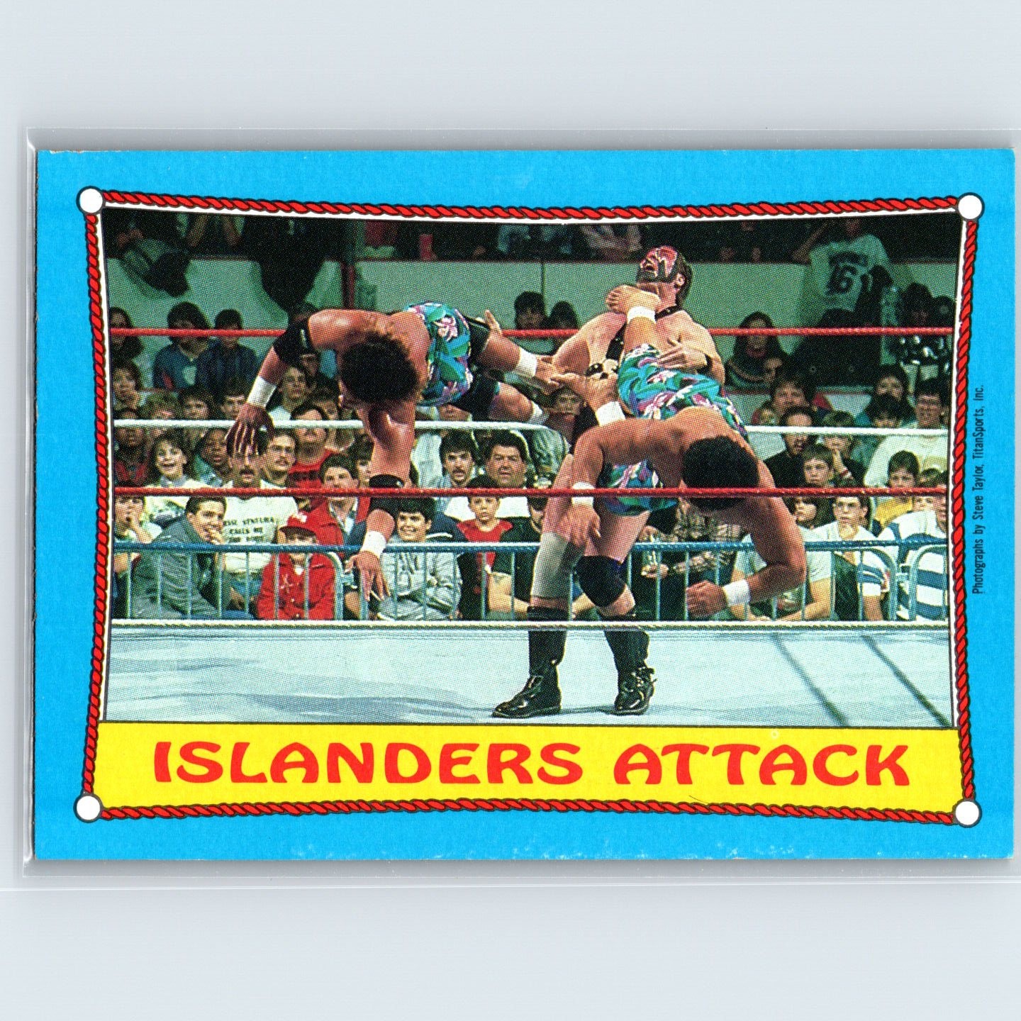 1987 Topps WWF Islanders Attack #30