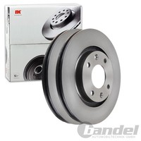 2X NK Bremsscheiben 266Mm BelÜFtet Vorne Passend FÜR CitroËN AMI Berlingo