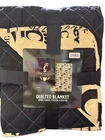 NCAA CINCINNATI BEARCATS lightweight Quilted Blanket 60"x80" Reversible