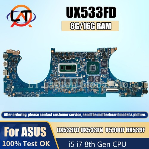 For ASUS Zenbook U5300F UX533F UX533FD UX533FN BX533F RX533F UX533FN Mainboard - 第 1/6 張圖片