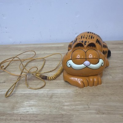 Vintage Garfield TYCO Telephone Phone 13E57 Untested