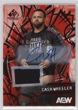 2025 SP Game Used AEW Memorabilia 25/35 Dash Wilder Cash Wheeler #66 Auto 09q5