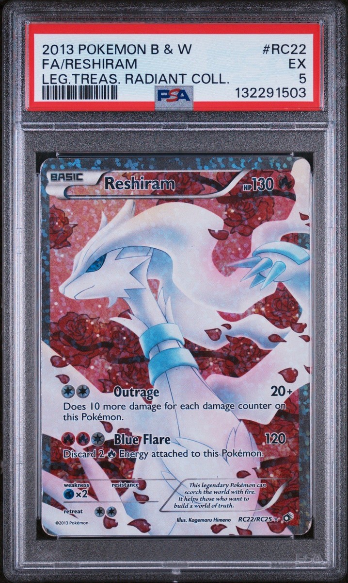 Reshiram (Full Art) RC22/RC25 Legendary Treasures: Radiant