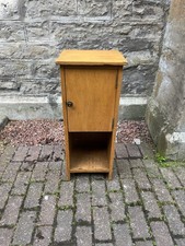 Mid Century Pine Bedside Cabinet / Pine Pot Cupboard