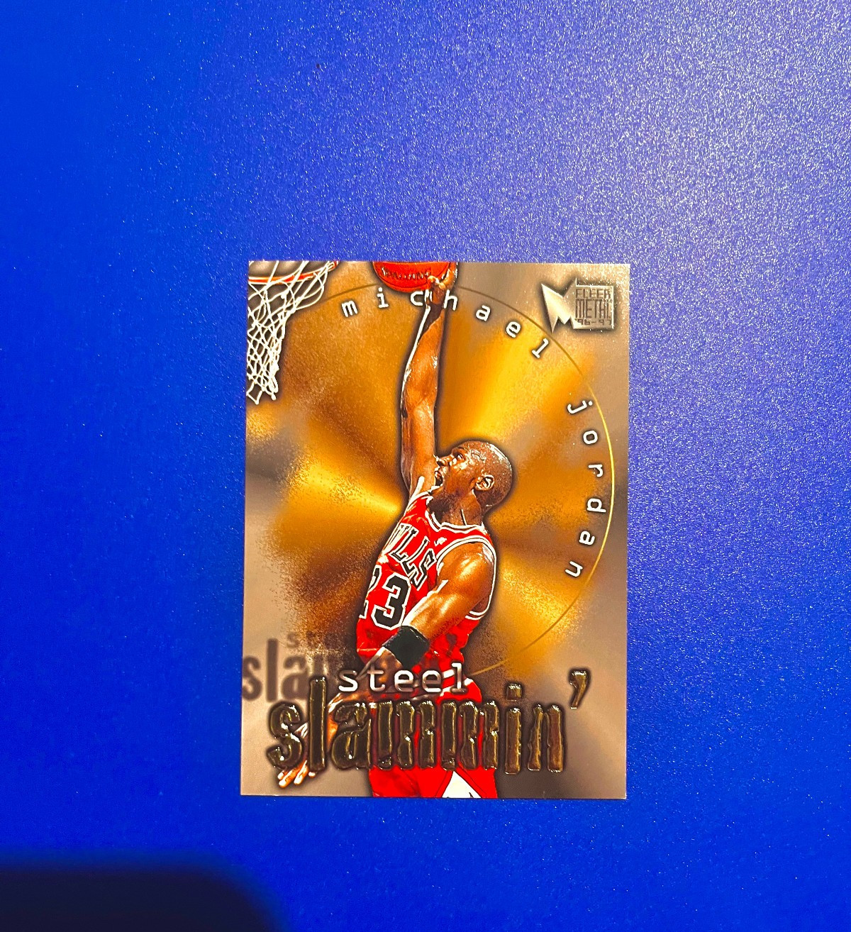 🔥 1996-97 Fleer Metal - 🔥 Steel Slammin' Michael Jordan #6