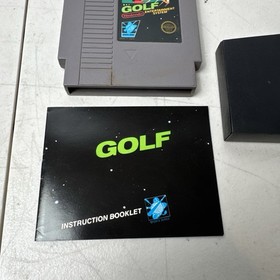 Golf (Nintendo Entertainment System, 1985) w/Manual & Sleeve Free Ship