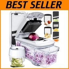 6 in 1 Kitchen Tool Set: Chopper, Grater, Slicer